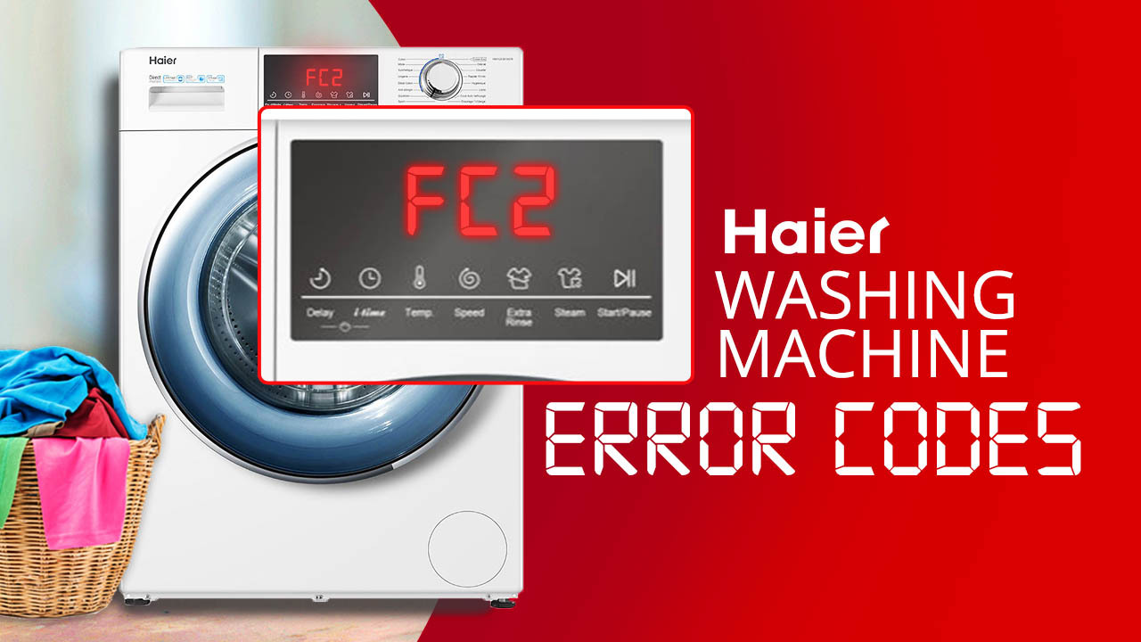 Haier Washing Machine Error Codes